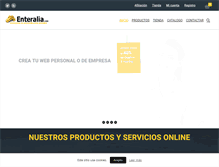 Tablet Screenshot of enteralia.com